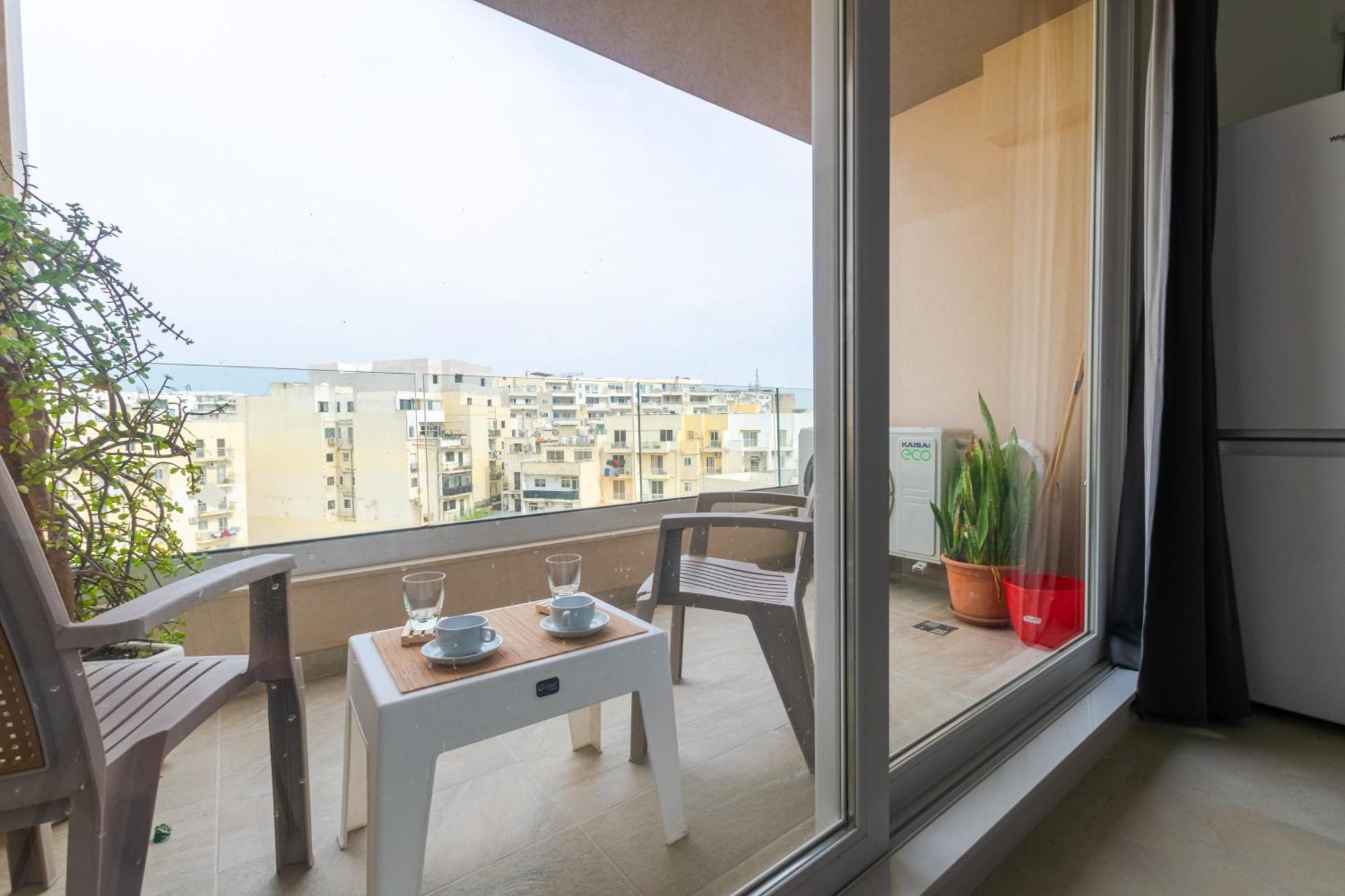 Spacious Brand New Apartment Hc Balcony 3 Bdr 2 Bth Bugibba Сейнт Полс Бей Екстериор снимка